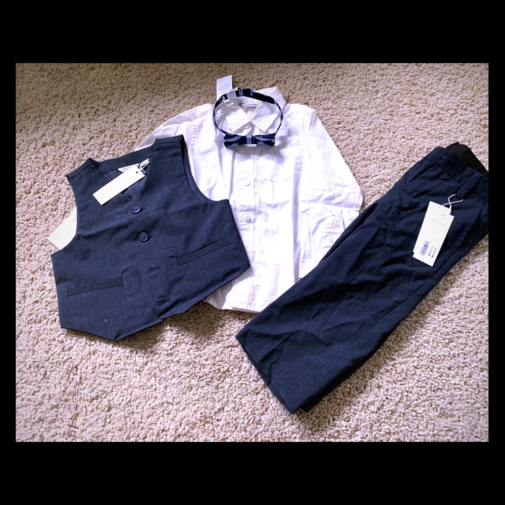 Janie and Jack vest and pants set